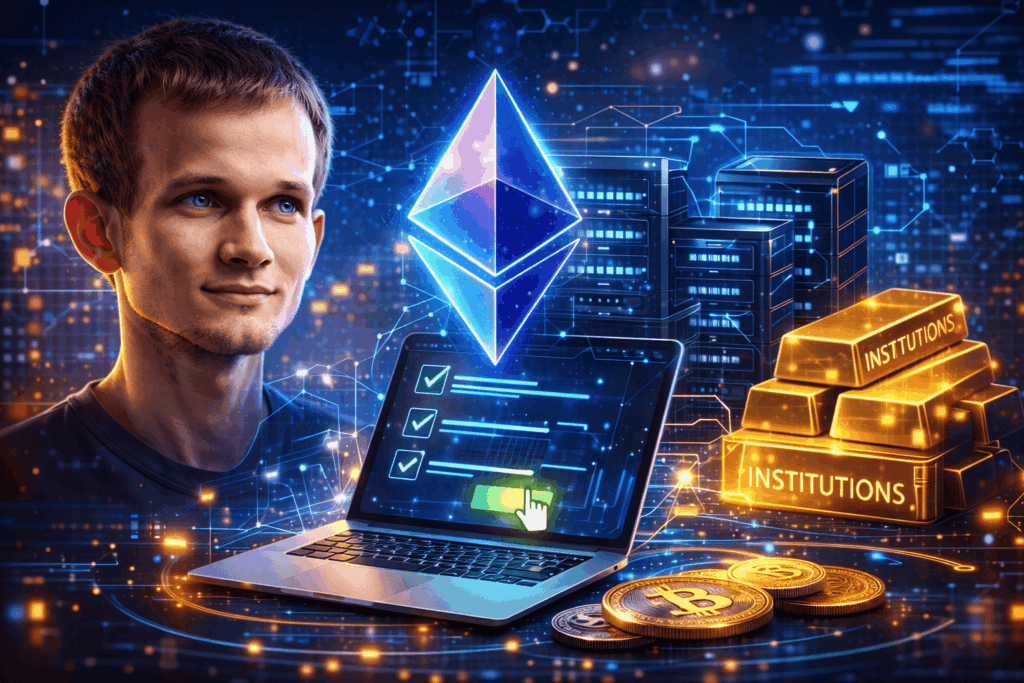 Vitalik Buterin Says “DVT-lite” Could Enable One-Click ETH Staking for Institutions