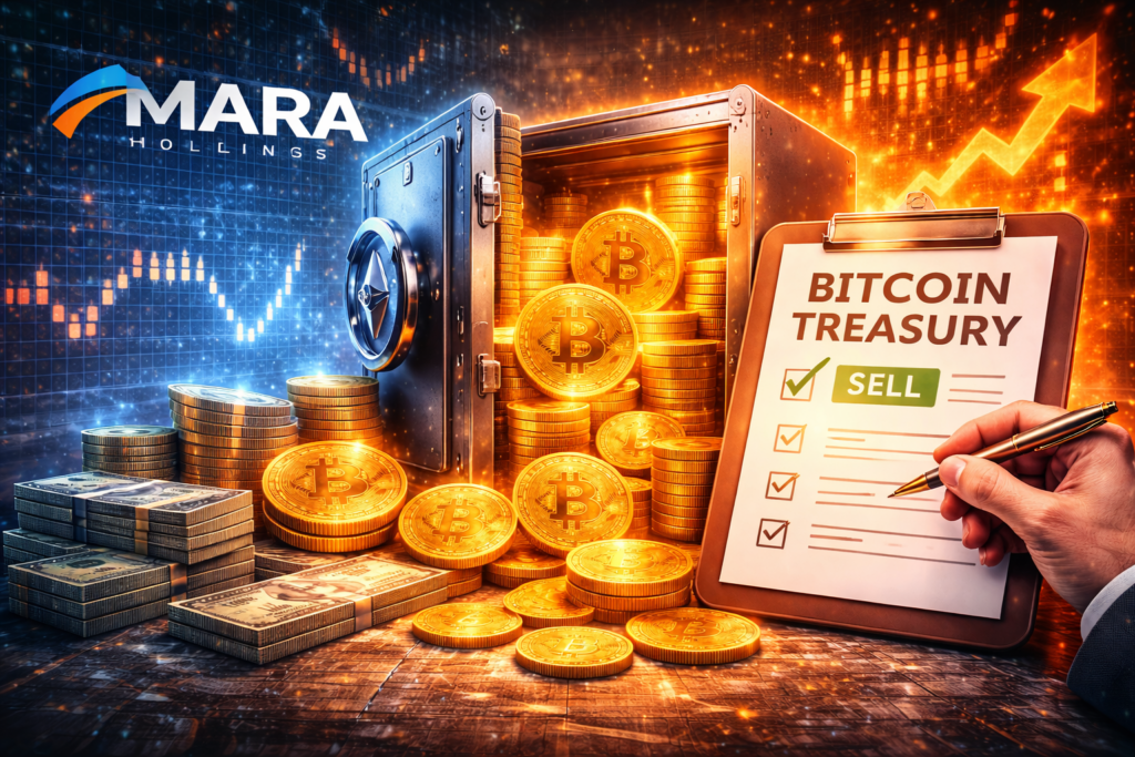 MARA Holdings Expands Bitcoin Treasury Strategy, Opens Door to Selling Stockpiled BTC