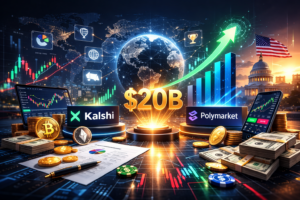 Prediction Markets Kalshi and Polymarket Target ~$20B Valuations in New Fundraising Rounds