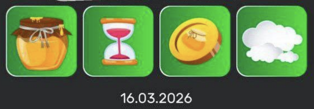 Bee Harvest Daily Combo 16 March 2026