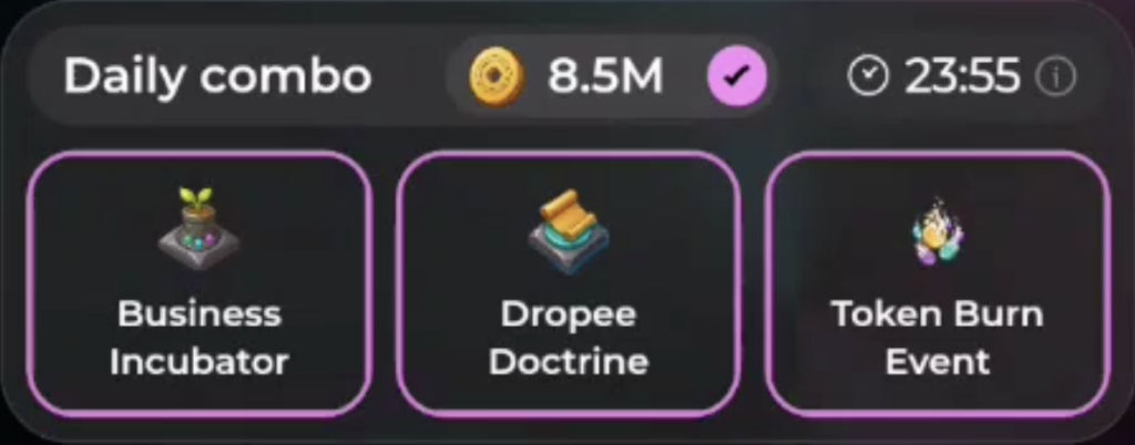 Dropee Daily Combo 17/18 March 2026