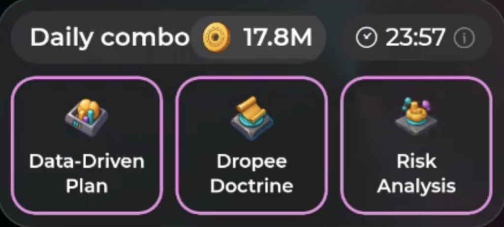 Dropee Daily Combo 27/28 March 2026