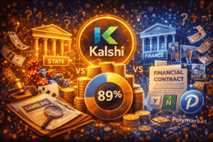 Kalshi Dominates U.S. Prediction Market With 89% Share as Regulators Clash Over Legal Status