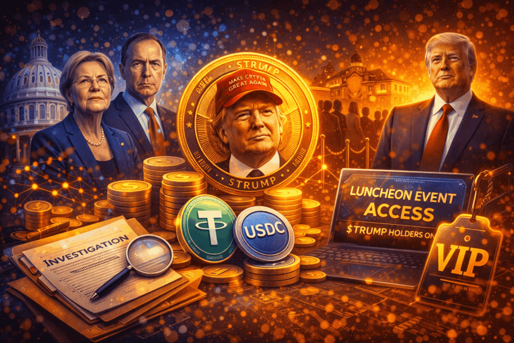 U.S. Senators Question Trump-Linked Memecoin Event Over Potential Influence on $TRUMP Purchases