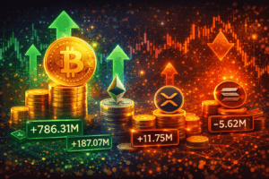 Crypto ETF Flows Turn Positive as Bitcoin Leads Weekly Inflows While Solana Sees Outflows