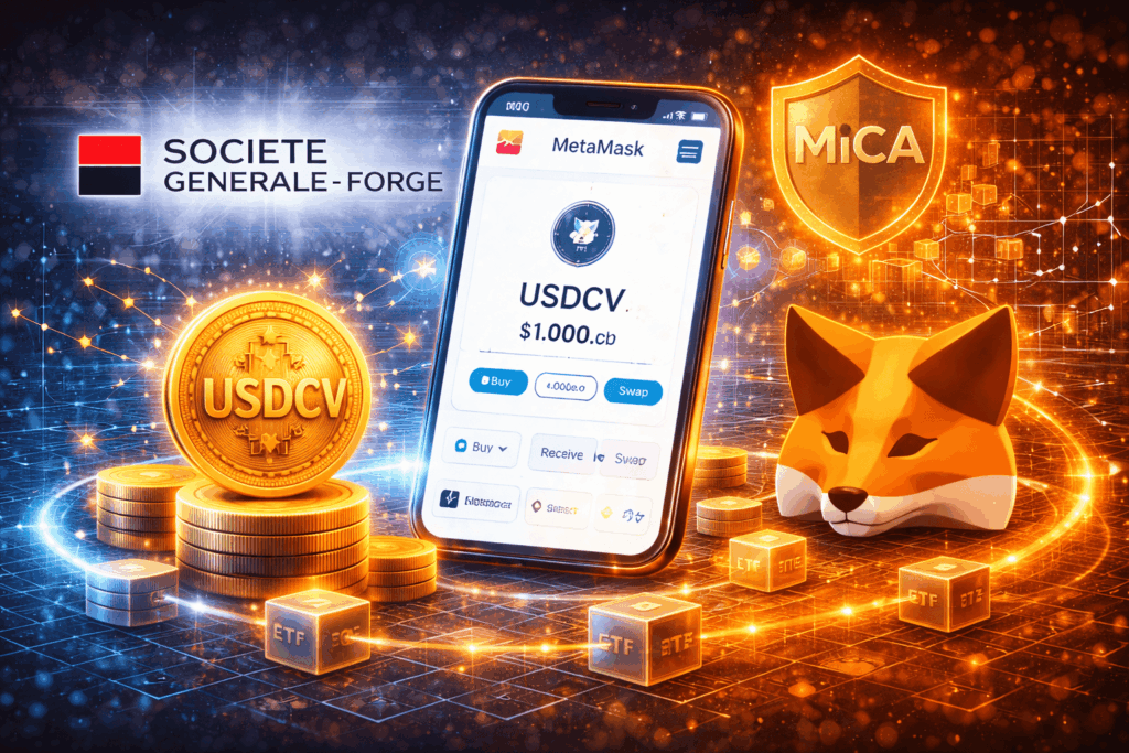 Societe Generale-FORGE Integrates MiCA-Compliant USDCV Stablecoin Into MetaMask Wallet