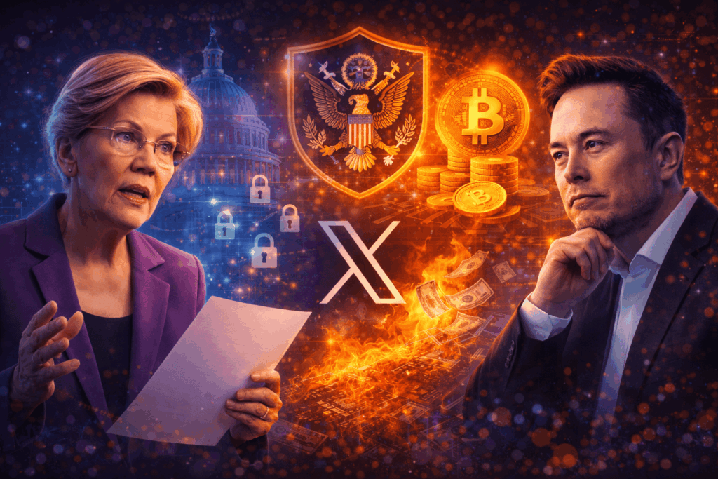 Elizabeth Warren Warns Elon Musk Over X Money Launch, Cites Consumer and National Security Risks