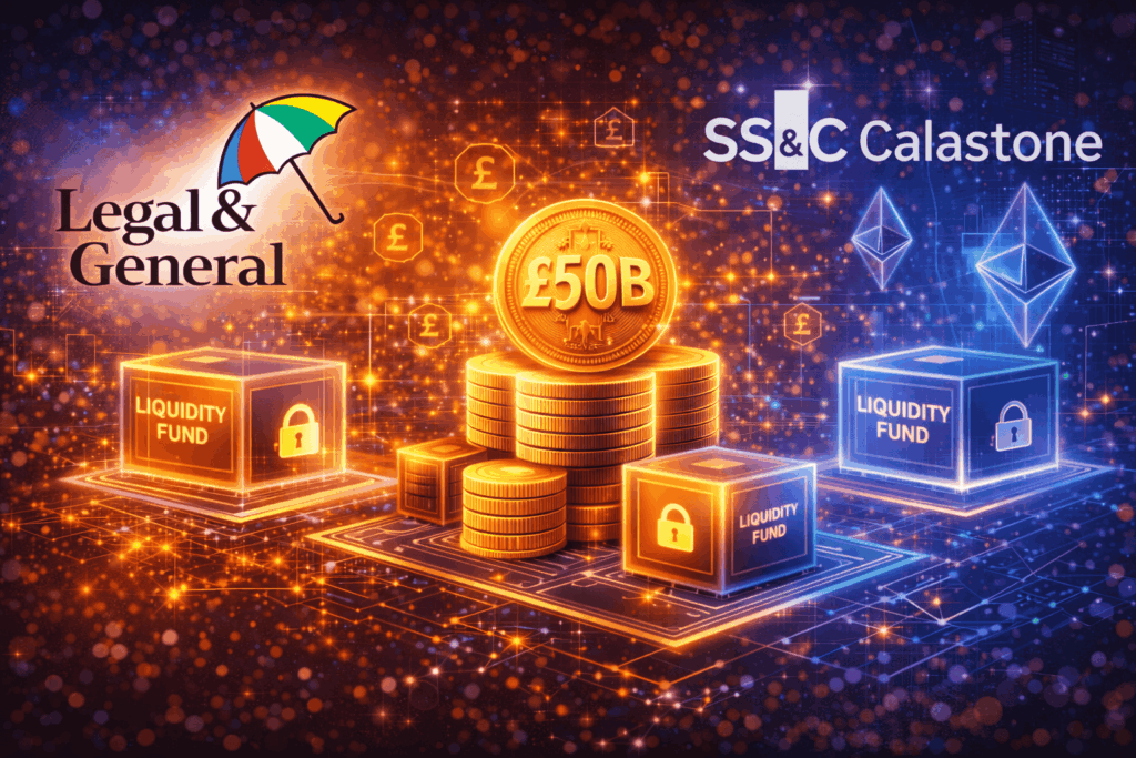 Legal & General Makes £50 Billion Liquidity Funds Available in Tokenized Form via Calastone Network
