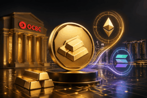 Singapore’s OCBC Launches ‘GOLDX’ Tokenized Gold Fund on Ethereum and Solana, Targeting Institutional Investors