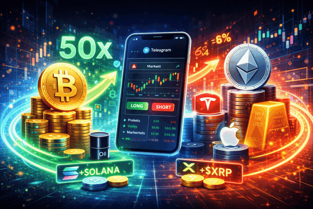 Telegram Wallet Adds Perpetual Trading Across 50+ Markets With Up to 50x Leverage