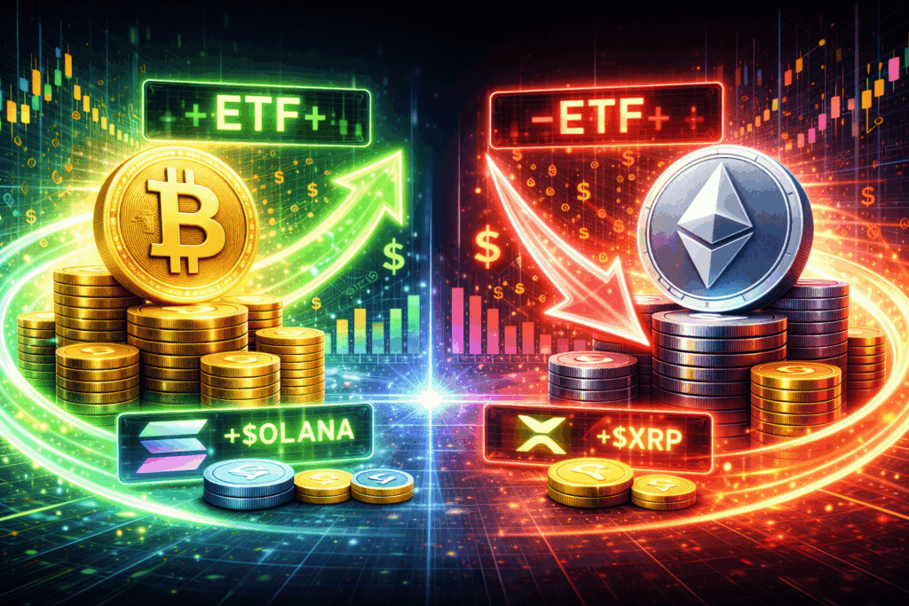 Crypto ETF Flows Mixed on April 2 as Bitcoin Sees Inflows While Ethereum Faces Heavy Outflows