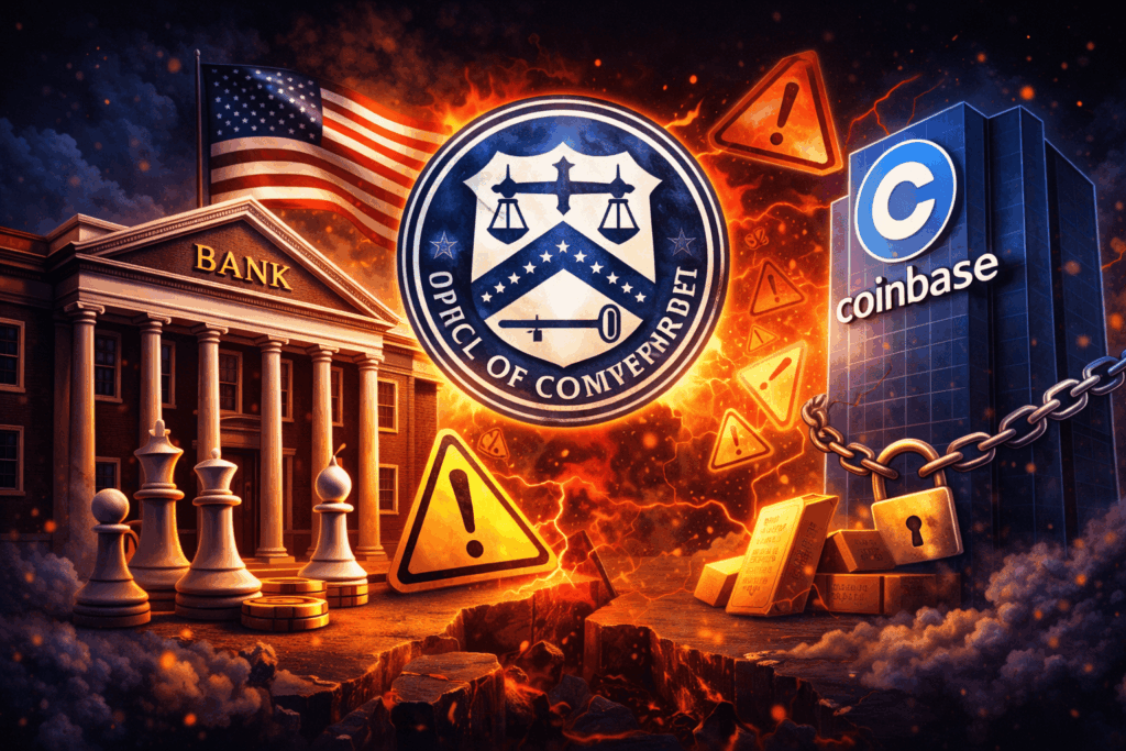 U.S. Community Banks Oppose OCC Approval of Coinbase Trust Charter, Citing Regulatory Risks
