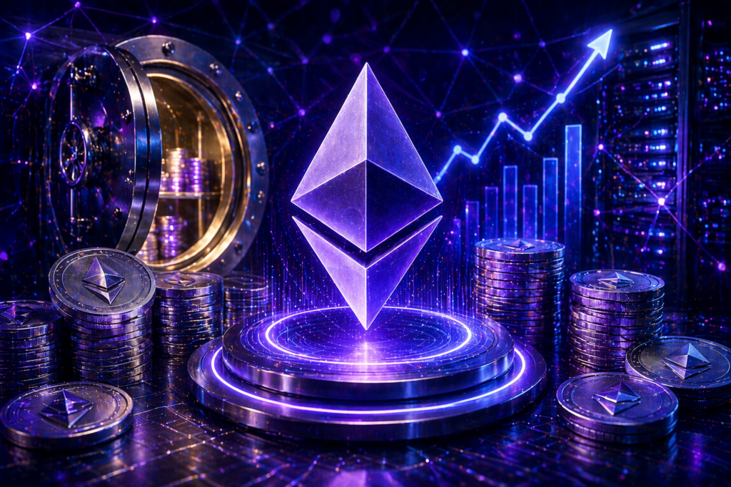 Bitmine Stakes Over 70% of Ethereum Holdings, Generating Yield on $8.1 Billion in ETH