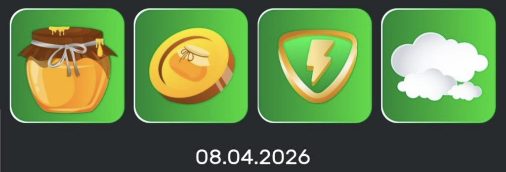 Screenshot 2026-04-08 at 110317 AM Bee Harvest Daily Combo 8 April 2026