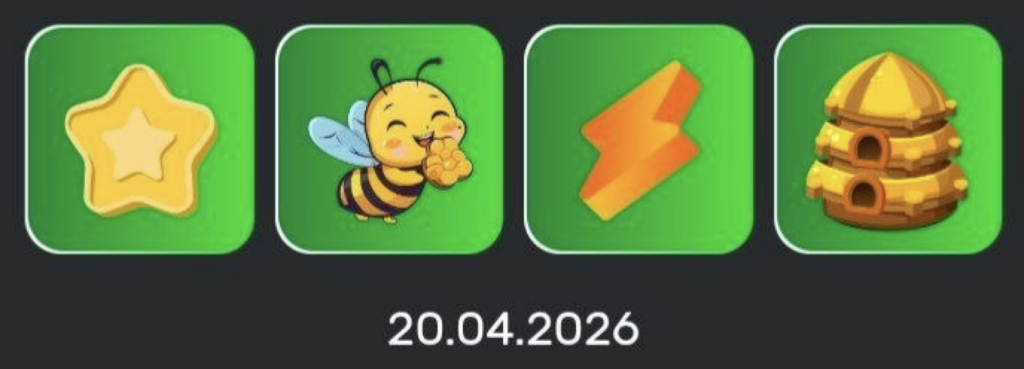 Bee Harvest Daily Combo 20 April 2026