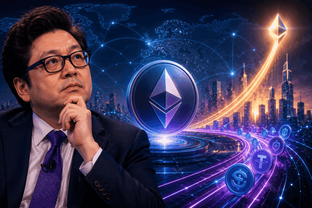 Tom Lee Says Ethereum Could Reach $62,000 if It Becomes the Future’s Payment Rails