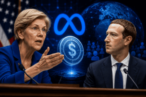Senator Elizabeth Warren Demands Answers From Mark Zuckerberg Over Meta Stablecoin Trial