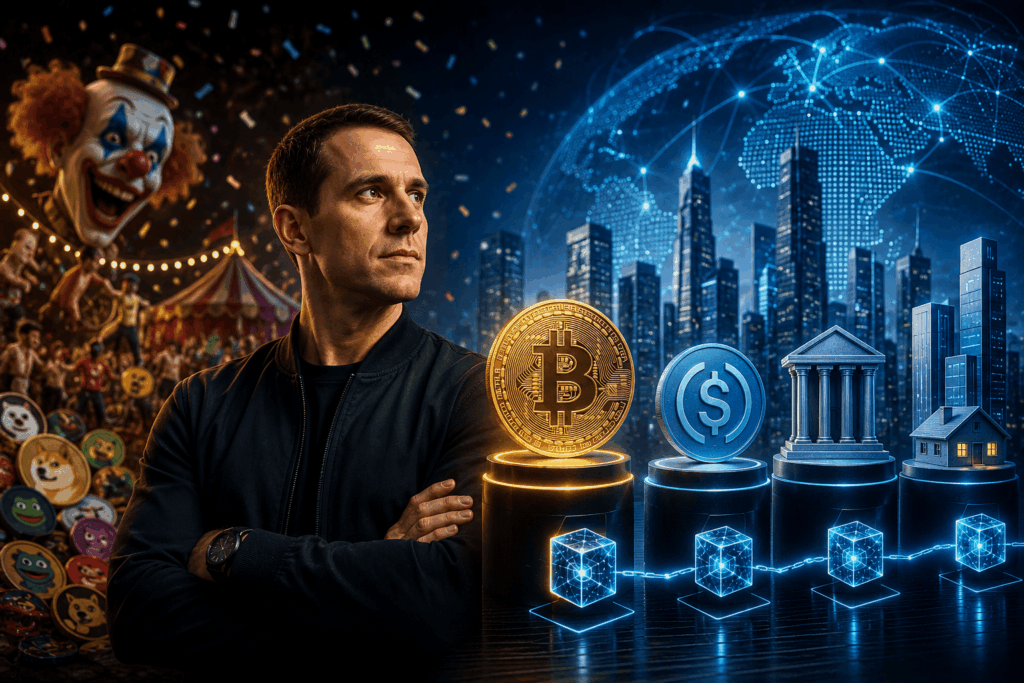 Anthony Pompliano Says Only Bitcoin, Stablecoins and Tokenization Will Survive as Crypto Faces “Clown Show” Reckoning