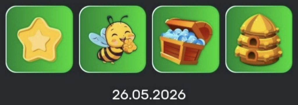 Screenshot 2026-05-26 at 111302 AM Bee Harvest Daily Combo 26 May 2026