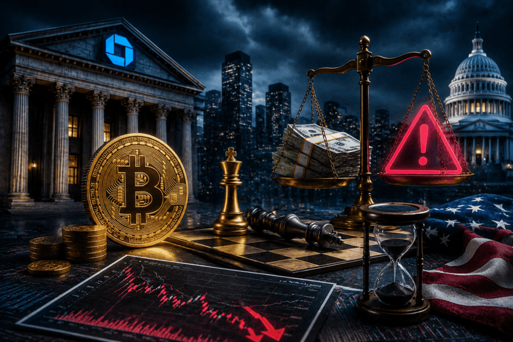 JPMorgan Turns Cautious on Crypto, Warns Over Strategy Dividend Risks and Lower Odds for CLARITY Act