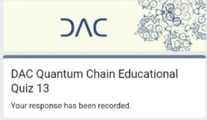 DAC Chain New Quiz Answer