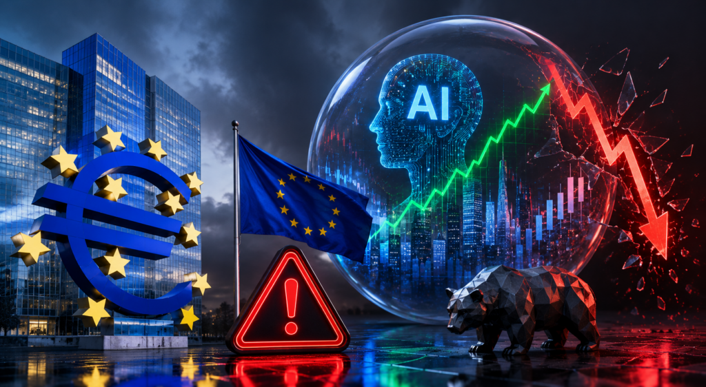 ECB Warns AI Stock Rally Could Face Sharp Market Correction