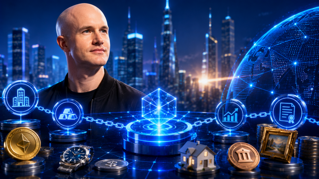 Brian Armstrong: Tokenized Assets Could Create New Finance Giants
