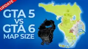 Compare GTA 6 map size, Vice City and Leonida locations with GTA 5. Explore regions, map differences and what to expect from GTA 6