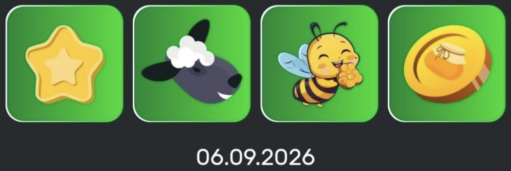 Screenshot 2026-09-06 at 102930 AM Bee Harvest Daily Combo 6 September 2026