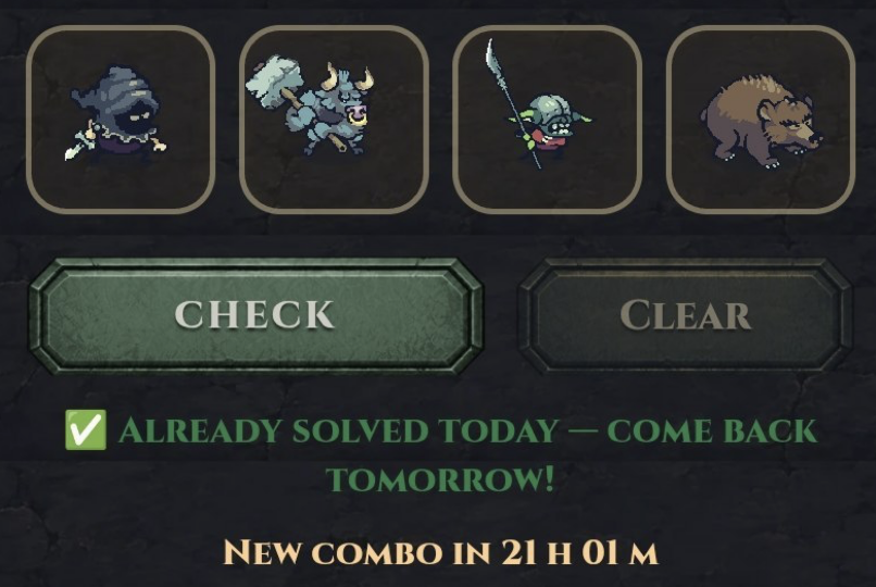 Imperial Citadel Daily Combo 16 September 2026