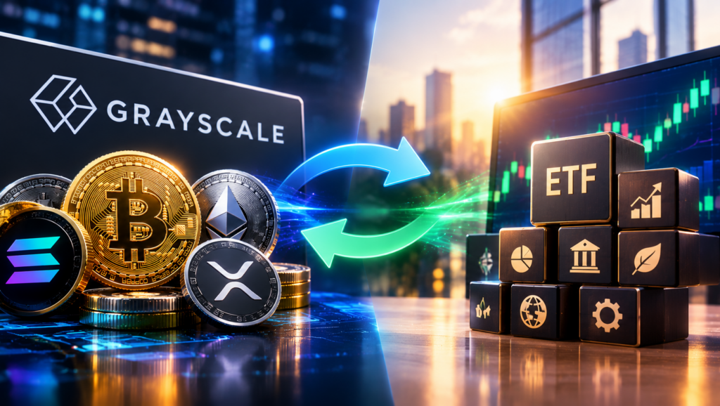 Grayscale Lets Eligible Investors Swap Crypto for Shares in 10 ETFs and Trusts