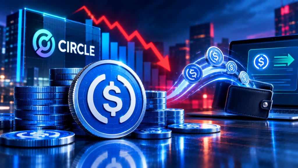 USDC Circulation Falls $800 Million in a Week as Circle Redemptions Outpace Issuance